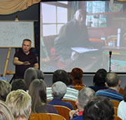 Фоторепортажи с Дня музеев. 1. Лекция Андрея Стрелкова "Тибет. В пещерах великих йогинов"