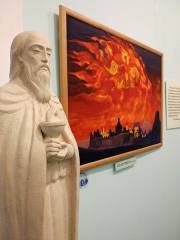 Фоторепортаж с выставки скульптур Алексея Леонова в Музее Н.К. Рериха в Новосибирске. Часть 2. Скульптуры