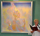 Репортаж с открытия выставки картин Л.Р. Цесюлевича