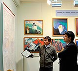 Визит в Музей Н.К. Рериха делегации, возглавляемой первым замминистра труда и социальной защиты РФ