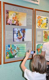 Открытие выставки "Страна сказок с Любовью Лазаревой"