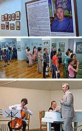 "От сказки до были". Открытие выставки Мирослава Чевалкова в Новосибирске