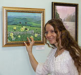 10 апреля с 13-30 до 16 часов Дарья Головань встретится на выставке своих работ с посетителями Музея Н.К. Рериха 