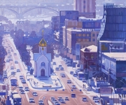 Открытие выставки новосибирского художника Натальи Шалагиной. Фоторепортаж