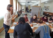 "Пасхальные мотивы" в Усть-Коксе, мастер-класс и весть о победе в международном конкурсе