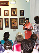 Открытие выставок "Имя Святое - Сергий" и "Земной Ангел и Небесный Человек"