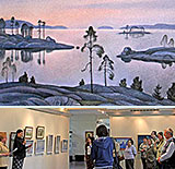 Выставка Б.А. Смирнова-Русецкого в Доме Учёных Академгородка