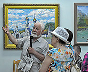 Фоторепортаж с открытия  выставки картин Николая Семёнова «Россия – Душа моя» 