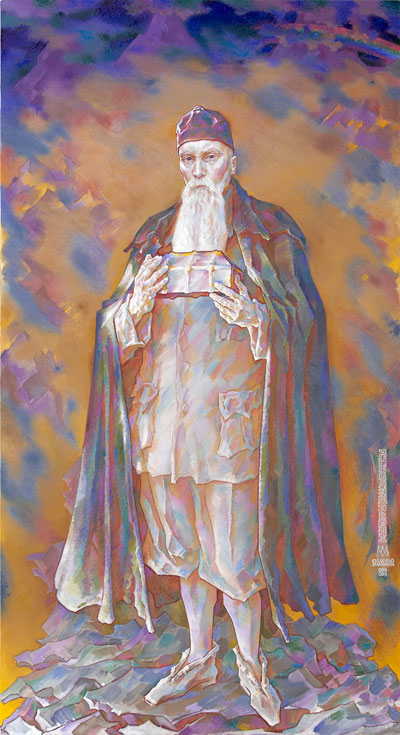 Леопольд Цесюлевич. Портрет Николая Рериха.